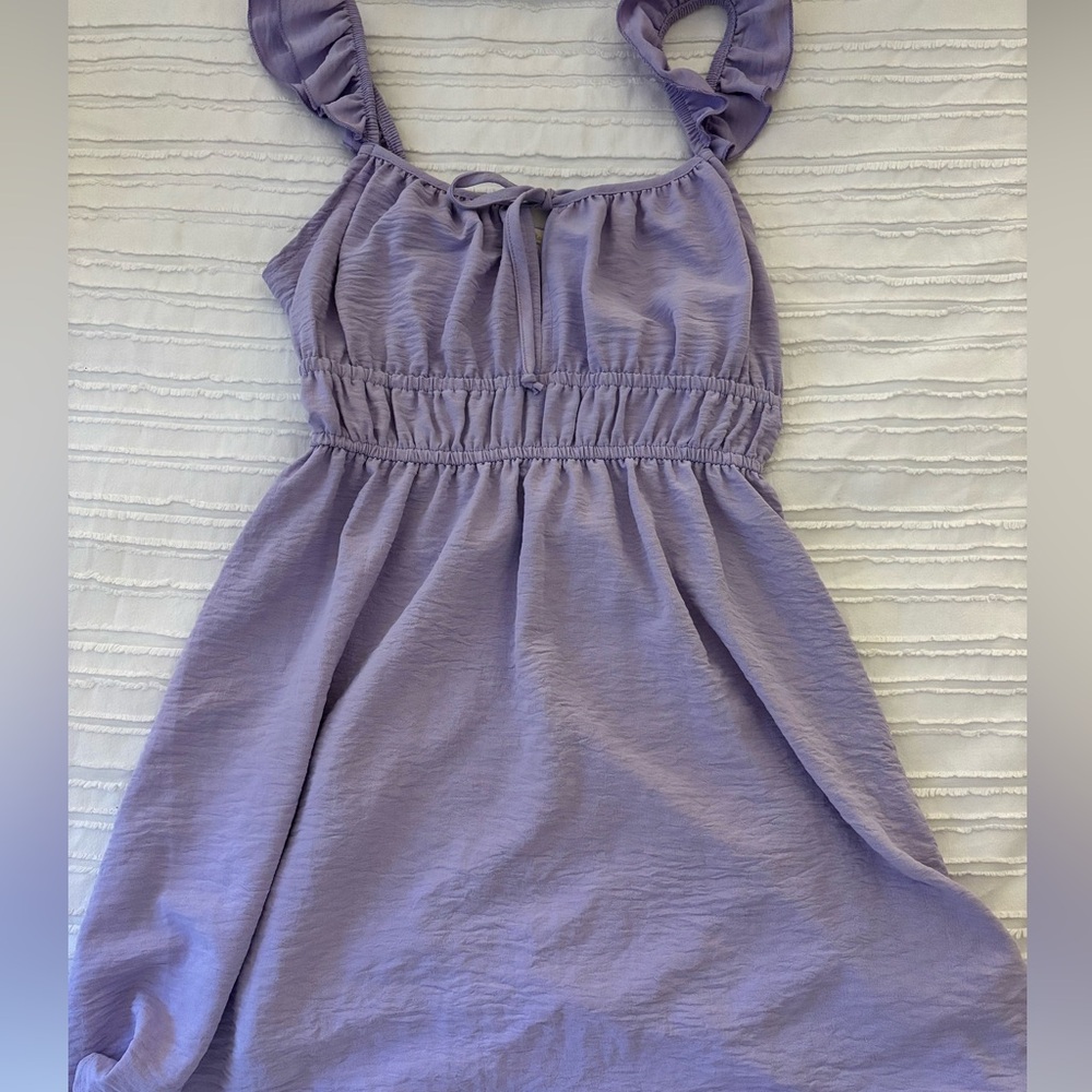 Purple mini dress never been worn still has tags